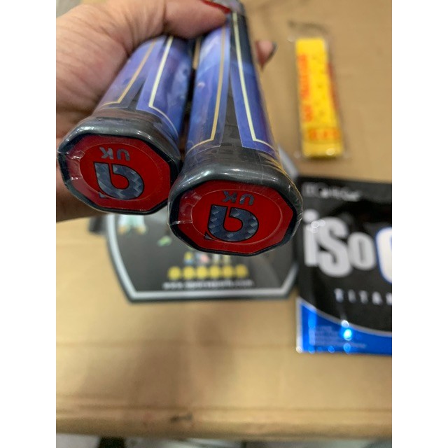 Raket Badminton Apacs New Commander 60 Free Grip Kuat 35 Lbs Original