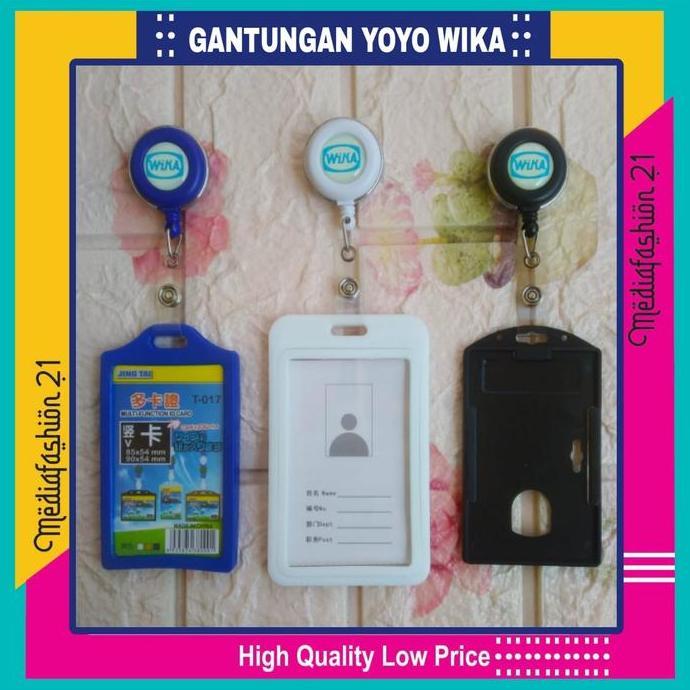 Ready GANTUNGAN YOYO ID CARD PT WIKA (WIJAYA KARYA) + CARD HOLDER