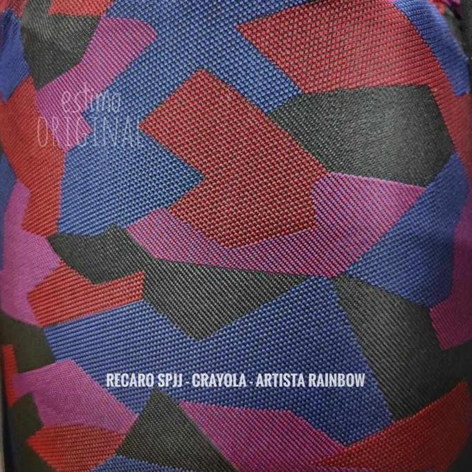 Kain Jok Mobil Ori Recaro Spjj Artista Crayola Rainbow Rare Edition