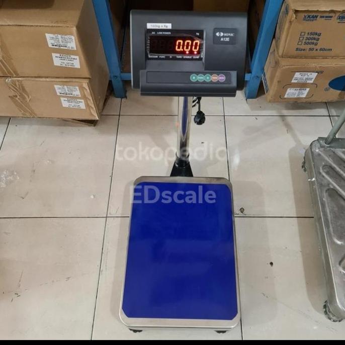 timbangan digital 100kg / timbangan duduk SONIC a12e 100kg / timbangan barang SONIC a12e 100kg / tim