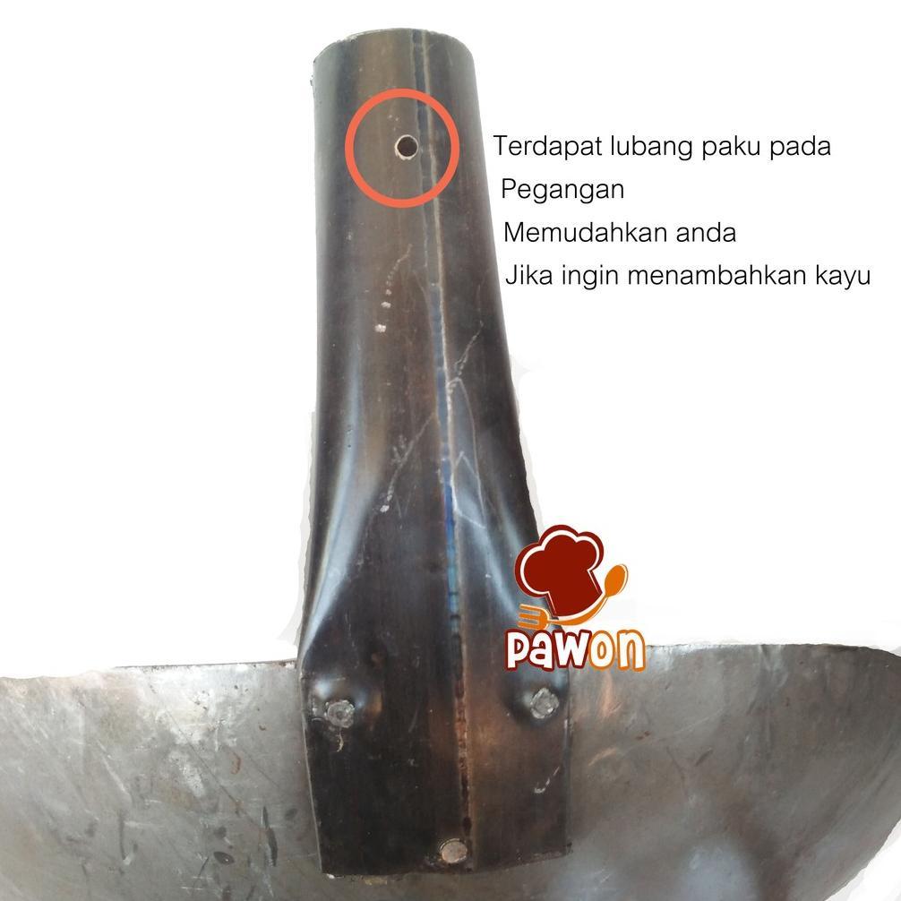 DISKON 50CM | WAJAN BAJA NASI GORENG / WAJAN KUALI WOK TEBAL 1.8MM DIAMETER 50CM
