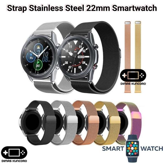 TERBARU|TERMURAH|BARU|PREMIUM|ORIGINAL|GARANSI|DISKON|PROMO STRAP STAINLESS 22MM STAINLESS STEEL MET