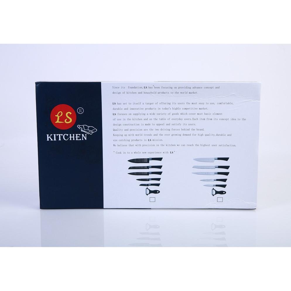 FREE ONGKIR SALE VS333 PISAU DAPUR SET FULL COLOR PINK ISI 6 PCS 05