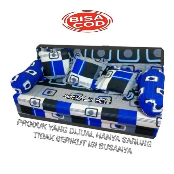 ( HANYA SARUNG ) Sprei Resleting Lipat Sofa Bed Inoac dan Royal Tebal 20cm No 1 2 3 4 - Sarung Kasur