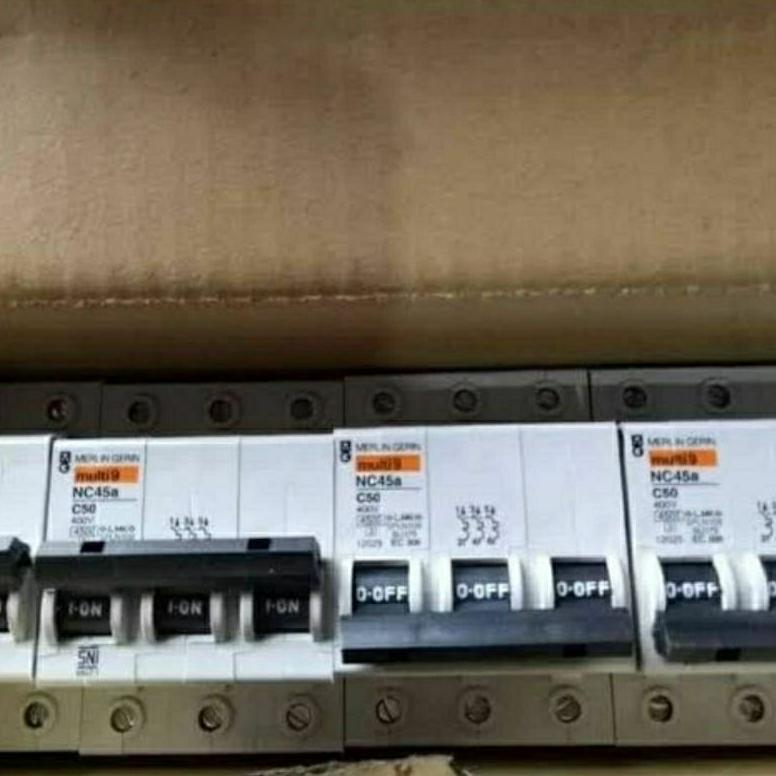 Mcb Merlin Gerlin NC45 3p 6A 63A / MCB NC45 3p merlin gerlin 6A 63A Promo