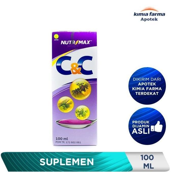 Tabbit- Nutrimax C & C Sirup 100 Ml / Obat Herbal Batuk Flu / Kimia Farma