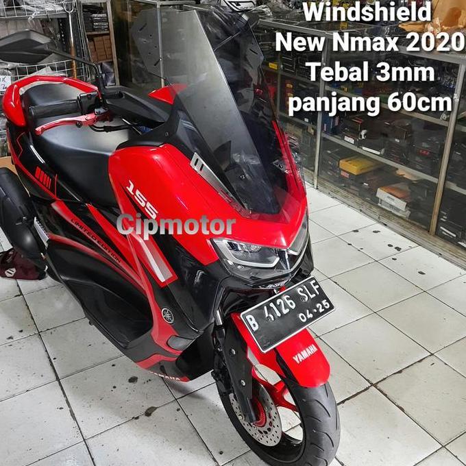 Visor Windshield New Nmax New 2020 Custom Tinggi 60Cm Clear Rayben Original