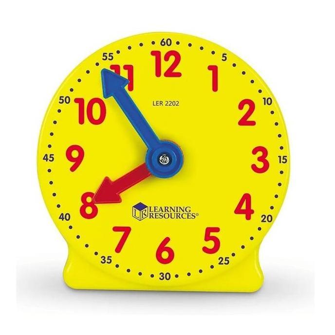 Learning Resources Mini Gear Clock 4inch (Per-pieces)