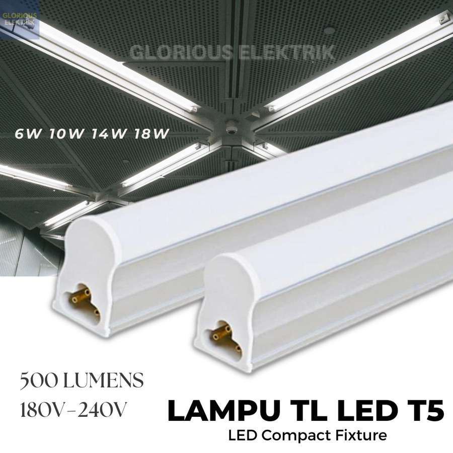 Lampu Tl Neon T5 Led Tube Light 10 Watt 60 Cm