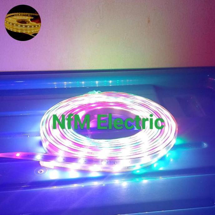 LED Selang RGB 10M Outdoor /Lampu LED Strip Selang warni warni Outdoor