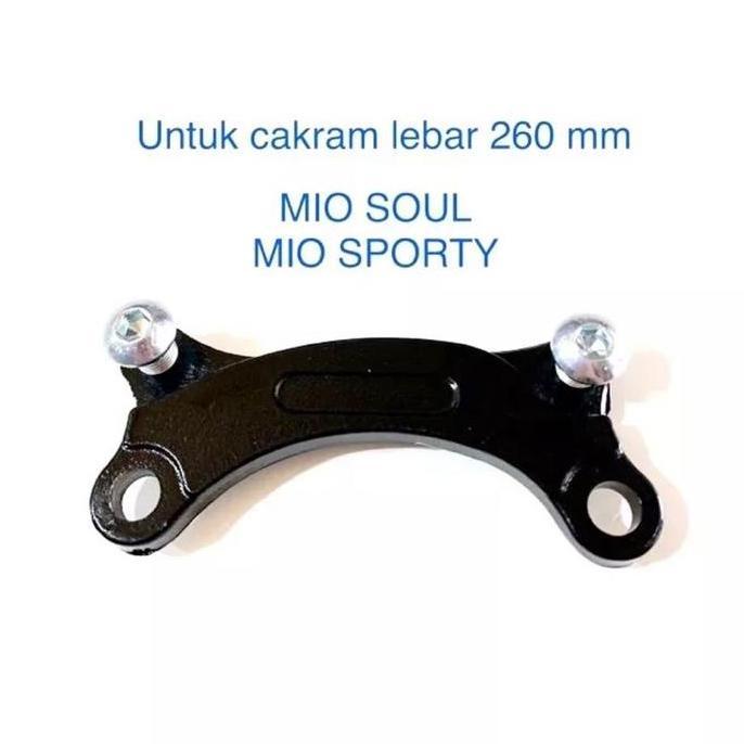 Dudukan Breket Piringan Cakram + Baut 260mm Mio soul Mio Old Mio Smile