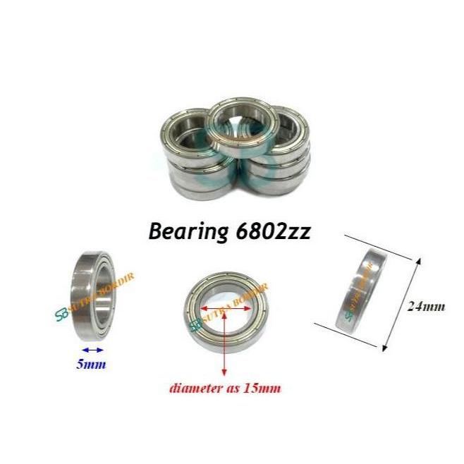 bearing 6802zz asb Bearing Sparepart 6802z China Bearing Industri 6802zz asb china