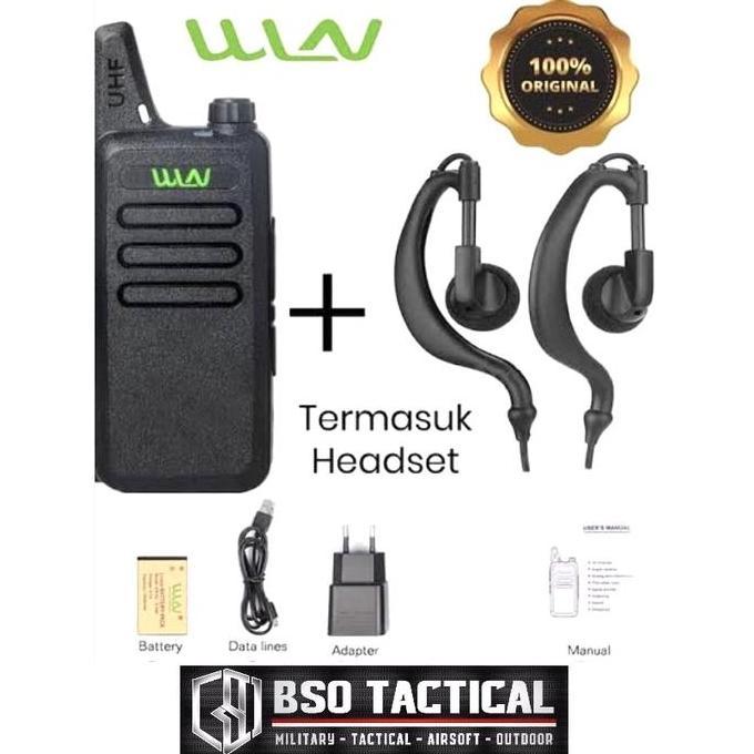 BEST SELLER - Radio HT WLN WLAN Handy Talky WINLAN KD C1 UHF Long Range Full Set Walkie Talkie Anten