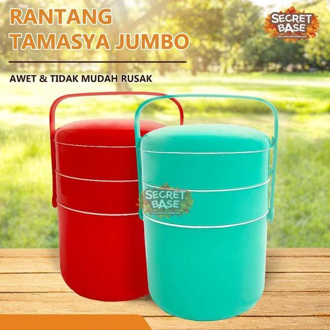 RANTANG TAMASYA JUMBO - Rantang Susun Plastik / Tempat Bekal Makan
