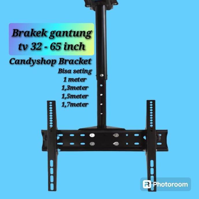 CUCI GUDANG - bracket tv 32-40-43-50-55-65 inch braket/breket ceiling/gantung/plafon