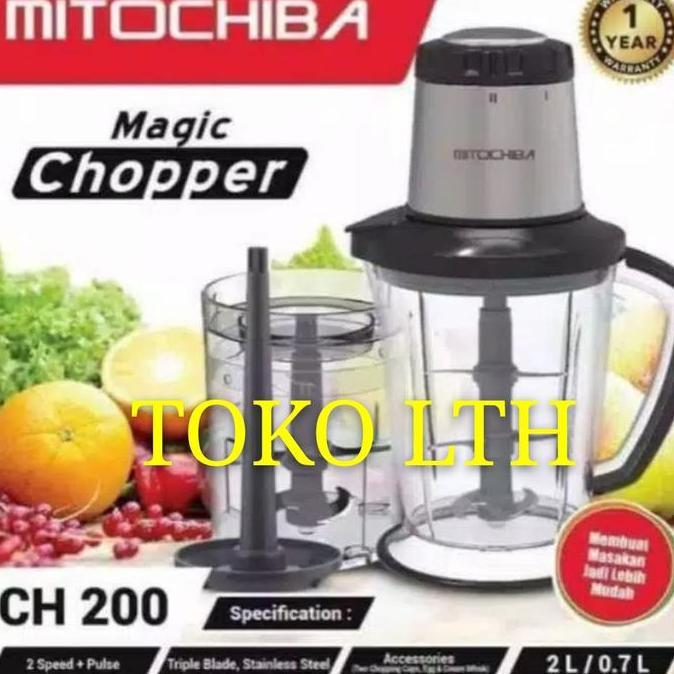 MITOCHIBA MAGIC BLENDER / FOOD PROCESSOR CH200 /BLENDER BUMBU & DAGING