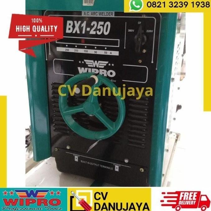 TERMURAH - Travo Las 250A WIPRO Watt Besar AC MMA Mesin Proyek Welder BX1-250 A