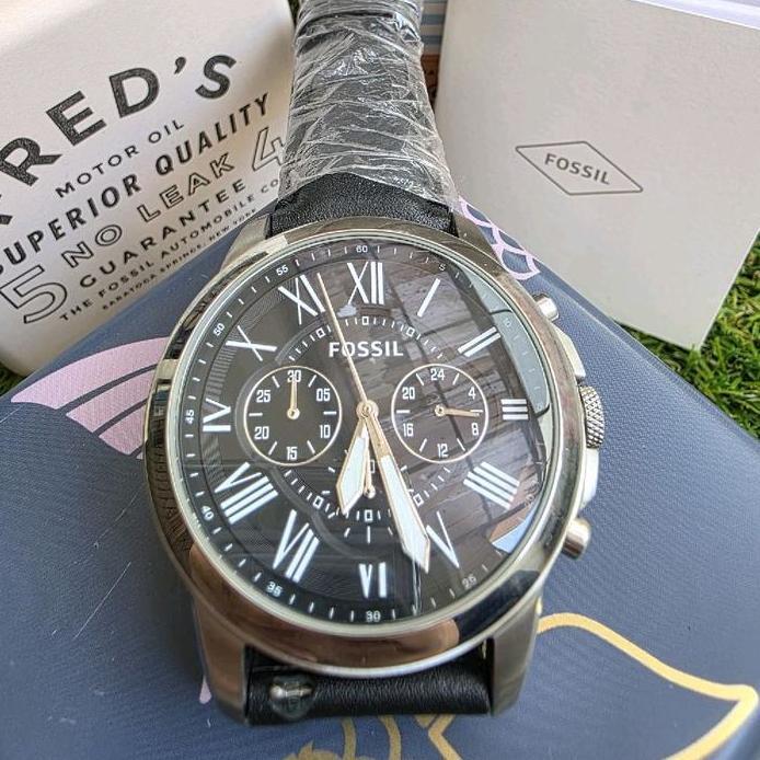 JAM TANGAN PRIA FS4812IE FS 4812IE LEATHER STRAP ORIGINAL