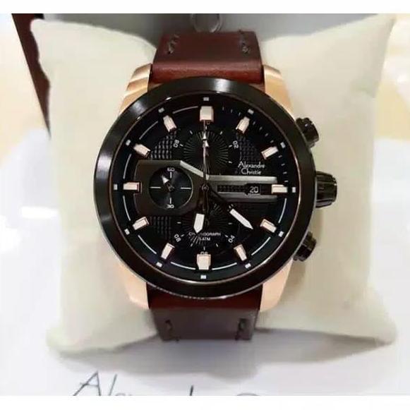 Best Deal ALEXANDRE CHRISTIE AC6270 AC 6270 BLACK ROSEGOLD Man
