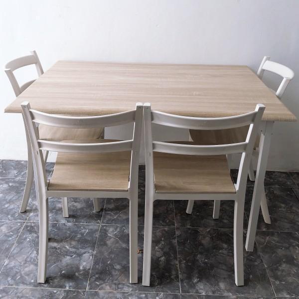 DTM Simpson 4S Set Meja Makan Olympic 4 Kursi