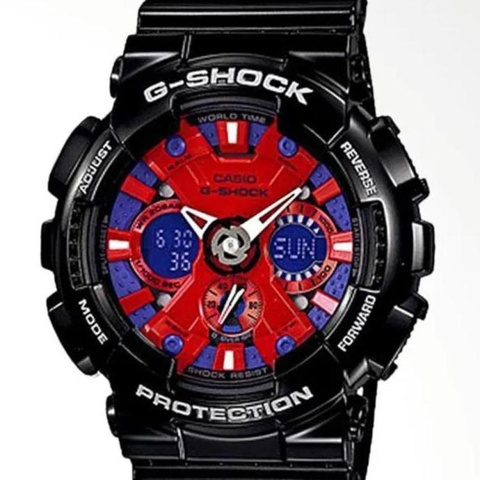 JAM TANGAN CASIO G SHOCK GA-120B-1ADR GA120B-1A ORIGINAL
