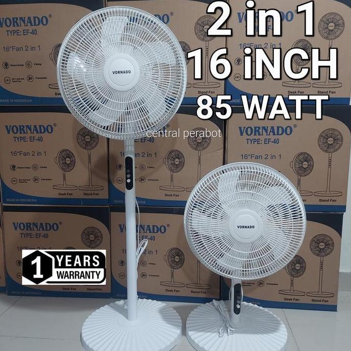 TERBARU - Kipas angin 2 in 1 vornado 16 in /kipas angin berdiri/kipas angin meja/stand fan vornado 1