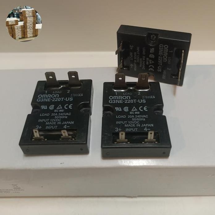 Omron G3Ne-220T-Us Solid State Relay G3Ne-220T-Us 20A 240Vac Original Japan Siap Kirim