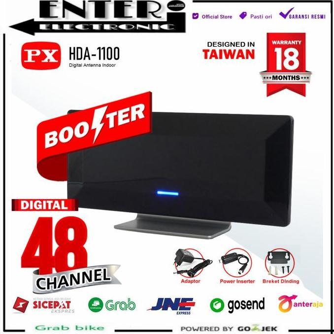 CASHBACK - PX ANTENA HDA1100 - PX INDOOR ANTENA TV DIGITAL HDA 1100 ANTENA DALAM