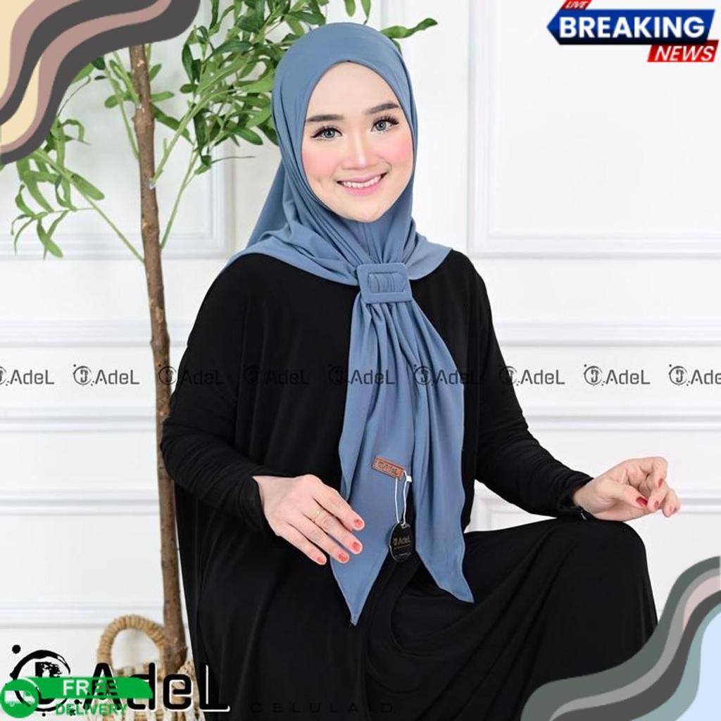 Segitiga Instan Jersey Premium / Hijab Instan Segi3 Nonpet / Mentari / Segitiga Instan Oval Jersey F