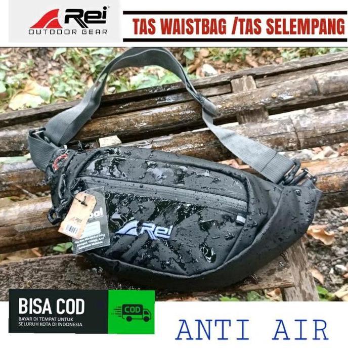 Gabrim- Waistbag Pria Arei Rei Anti Air Waterproof Tas Selempang