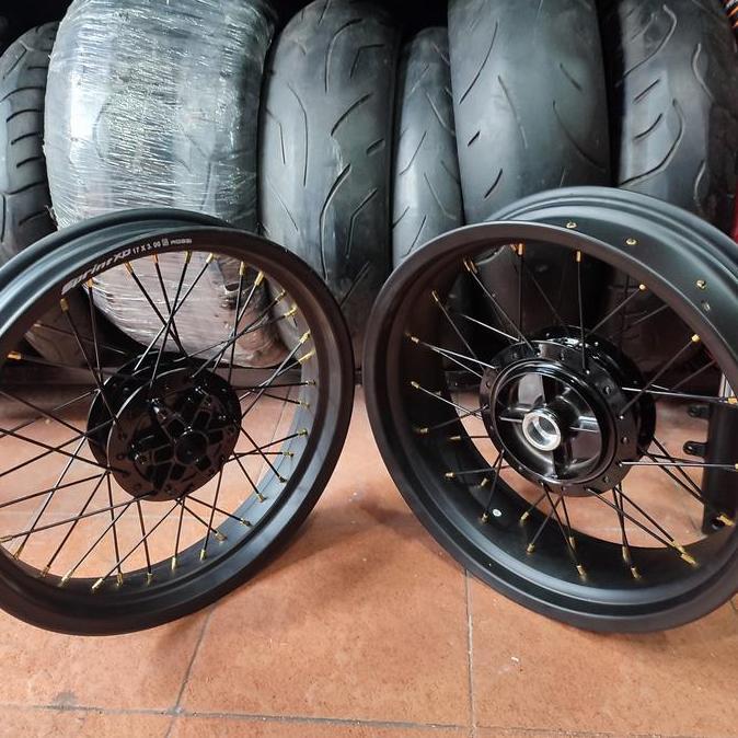 paket velg scorpio lebar lengkap swing arm n gir set