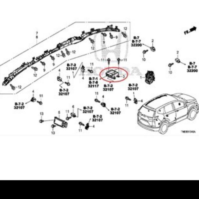 Modul SRS Modul Airbag Honda CRV Turbo 2018-2021 original