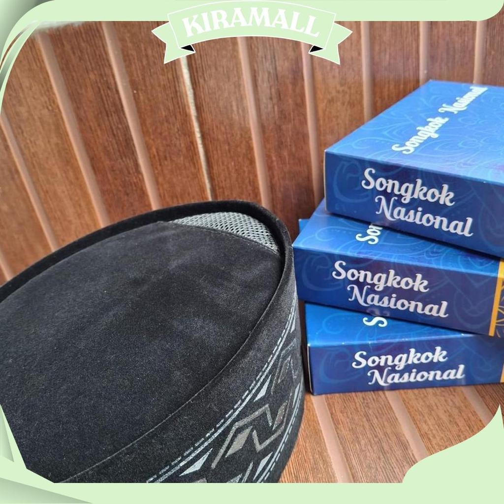 Peci Kopiah Songkok Hitam Nasional Motif 3D Terbaru Peci Songkok Hitam Nasional Promo 3.3