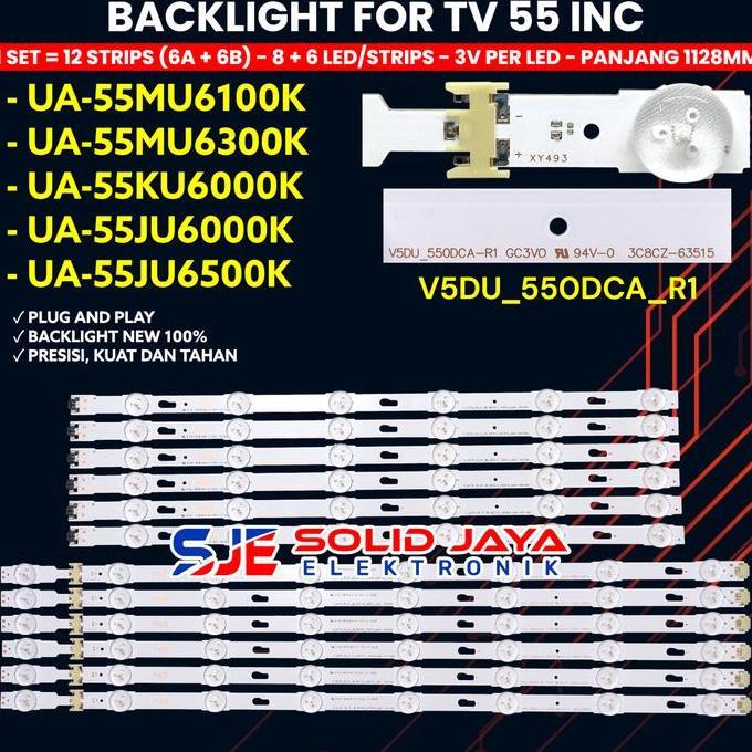 PROMO DISKON - BACKLIGHT TV LED UA55KU6000K UA55JU6000K UA55JU6500K UA55JU6600K UA55MU6100K UA55MU63