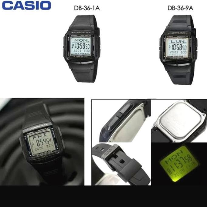 CASIO DB-36-9AVDF DB36-9A DB 36 9A JAM TANGAN ORIGINAL DATA BANK