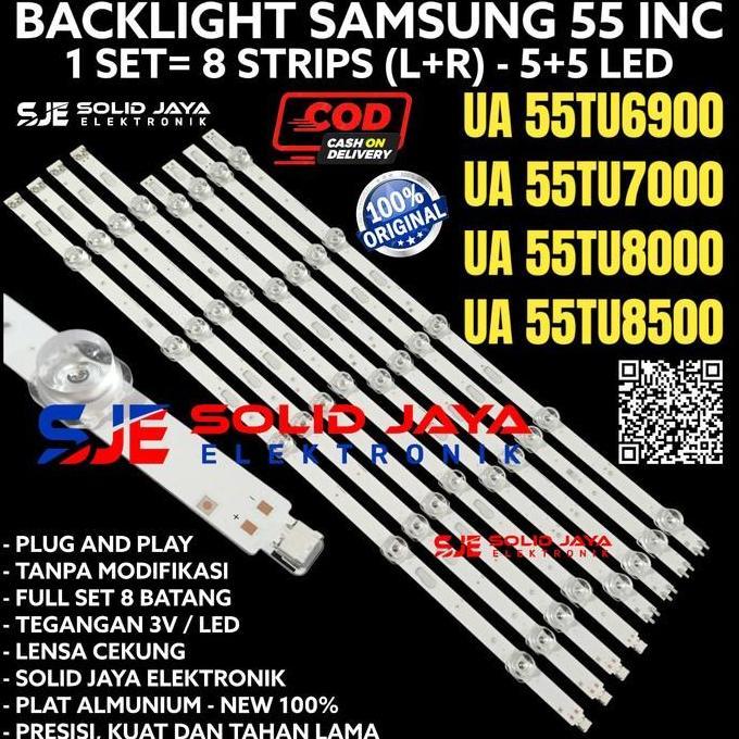 BONUS - BACKLIGHT SAMSUNG 55 INC 55TU6900 55TU7000 55TU8000 55TU8500 LAMPU BL