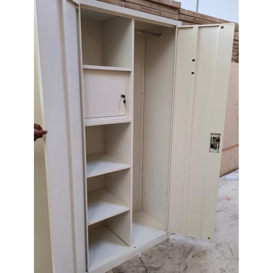Lemari Pakaian Besi 2 Pintu Anti Air Jamur Banjir LK10