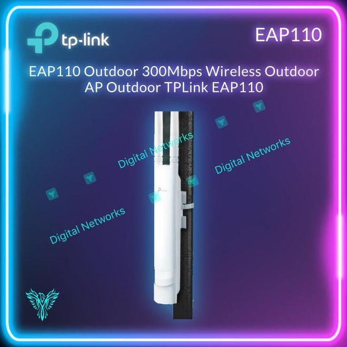 TERBARU - EAP110 Outdoor 300Mbps Wireless Outdoor AP Outdoor TPLink EAP110