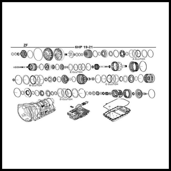 TERLARIS BMW E60 E90 E65 6HP19 6HP21 ZF MATIC TRANSMISI PLAT BESI E 1071371048 