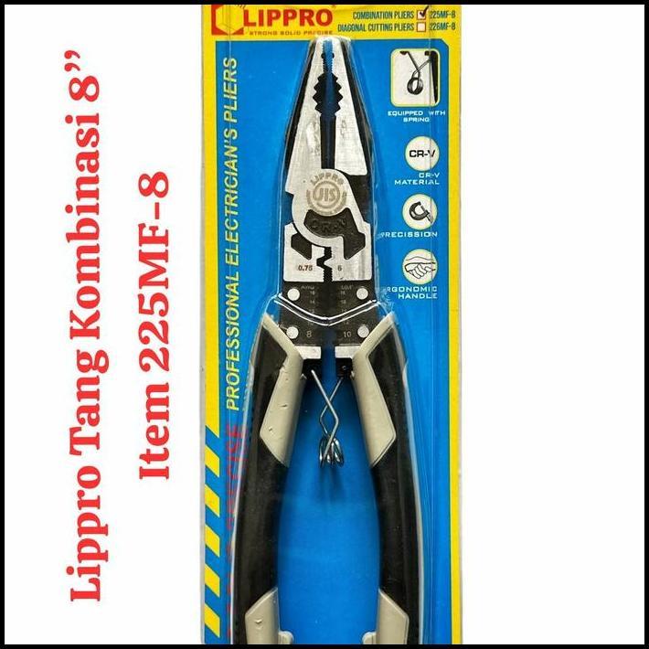 TERLARIS LIPPRO JAPAN TANG KOMBINASI 8" HEAVY DUTY CRV ORIGINAL 8 INCH 