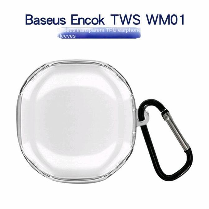PREMIUM Clear Soft TWS Encok WM01 case cover Transparan