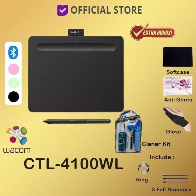 Wacom Intuos Drawing Tablet Small Bluetooth CTL-4100 CTL 4100 CTL4100