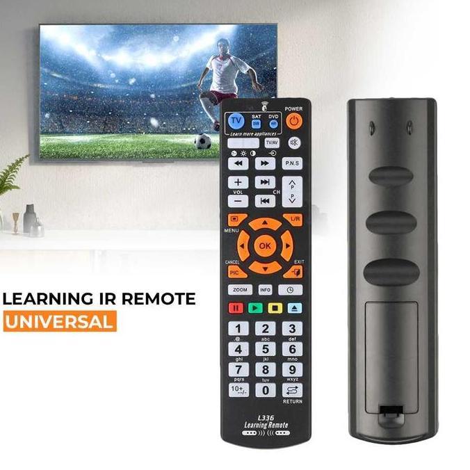 SANGSAKALA Remot TV DVD Universal Learning IR Remote - L336 - Hitam