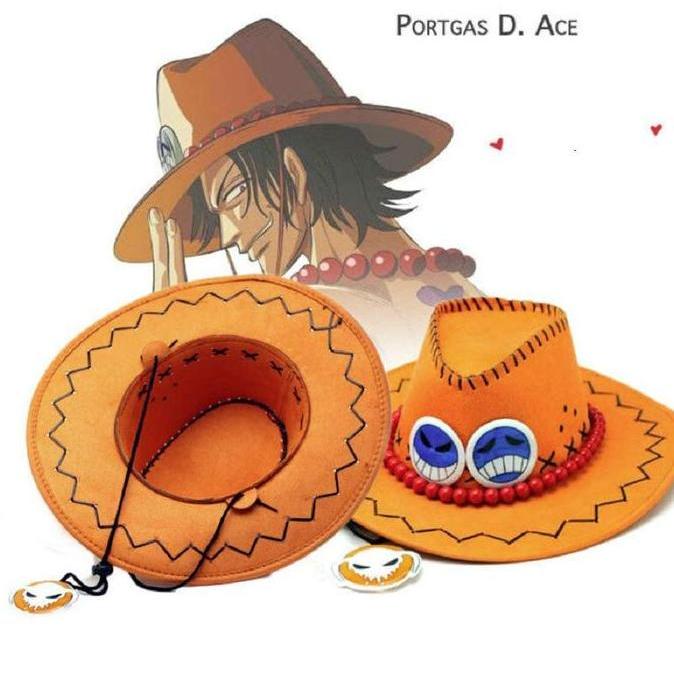 WHESTLI One Piece Topi / One Piece Cosplay / Topi Jerami Luffy / Ace