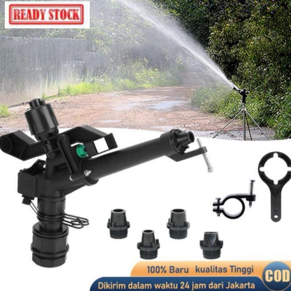 Sprinkler Big Gun Impact PVC 1.5 Inch Radius Tembak 30 Meter | Sprinkler Pertanian