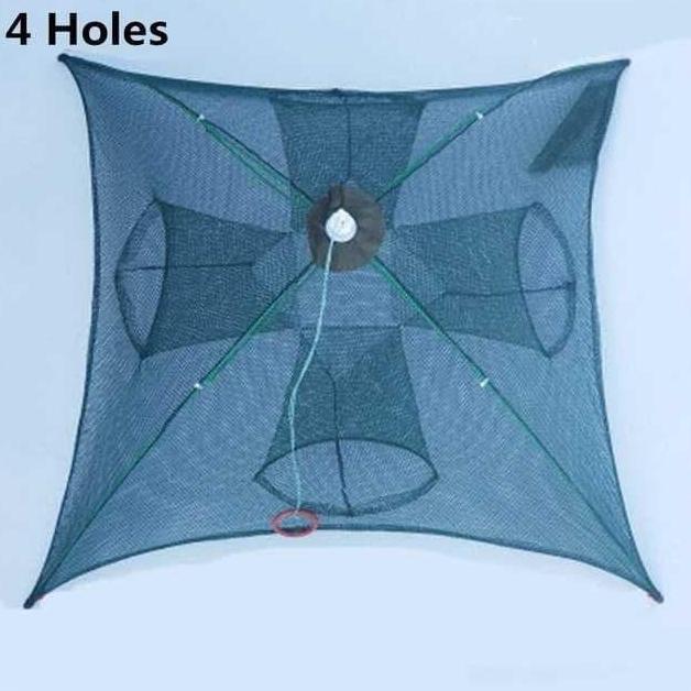 KLUDENG Jaring Penangkap Ikan 4 Lubang Udang Kepiting Cumi Perangkap Ikan