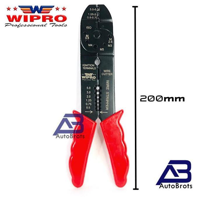 Tang Crimping Press Skun 6mm - 0,75mm OPT / 4 Way Crimping Tool