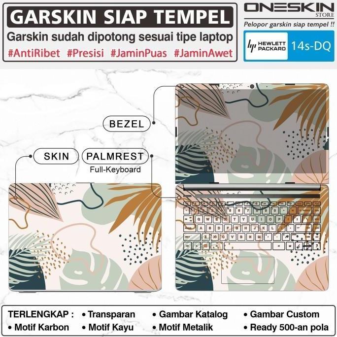 NEW Precut Garskin Sticker Laptop Skin Perfect Fit Kompatibel untuk HP 14s-dq dq5000tu dq5001tu dq50