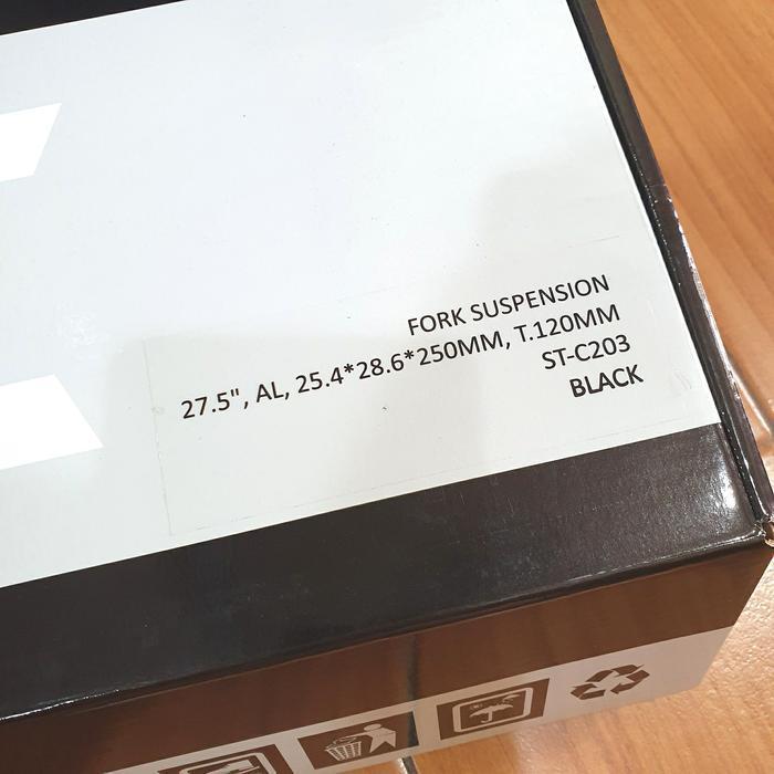 Fork Air Suspension Syte St-C203 Lock Untuk Mtb 27.5 Inch T 120 Mm Original Dan Terpercaya