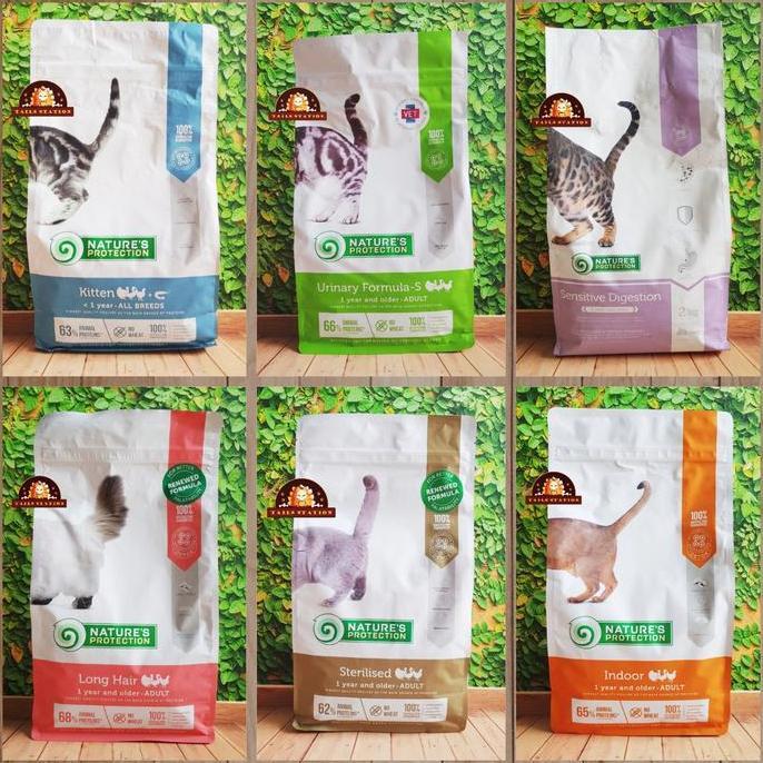 TERBARU - Dry Cat Food Natures Protection Kitten Adult Cat 2kg Urinary Indoor